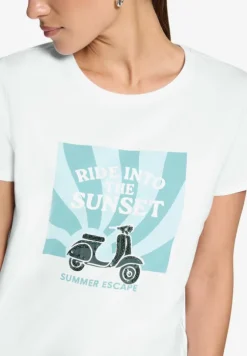 Baumwoll-T-Shirt mit Print