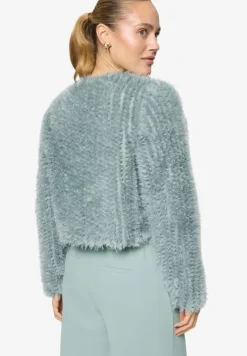 Blazer-Jacke mit Struktur