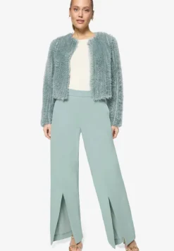 Blazer-Jacke mit Struktur