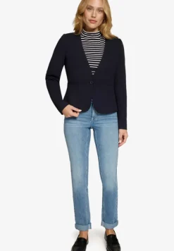 Blazer mit Paspeltaschen