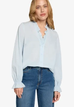 Bluse mit Rüschen