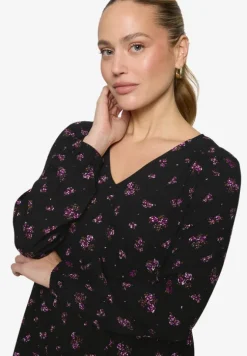 Blusenkleid mit Blumen