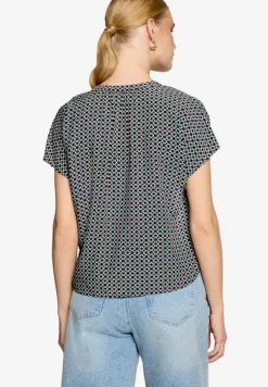 Blusenshirt mit grafischem Muster