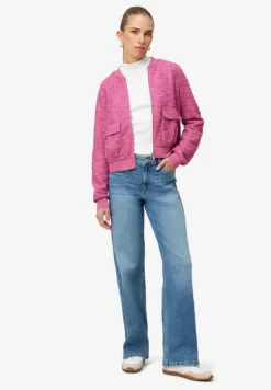 Boucè Jacke mit Reißverschluss