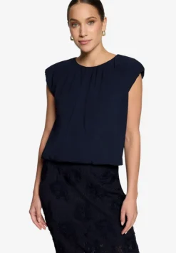 Cropped-Shirt mit Rundhalsausschnitt