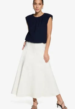 Denimrock mit A-Linie Maxi