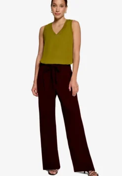 Elegante Stoffhose mit Bindegürtel