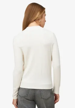 Feinstrickpullover mit hohem Kragen