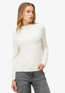 Feinstrickpullover mit hohem Kragen
