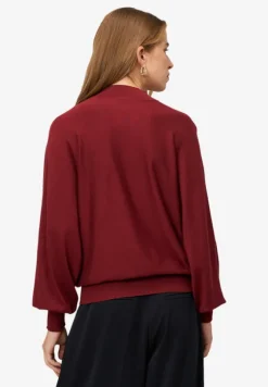Feinstrickpullover mit Stehkragen