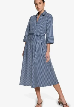 Hemdblusenkleid mit 3/4 Arm
