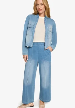Jeansjacke mit Reißverschluss