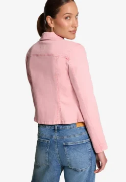 Jeansjacke tailliert mit Knopfleiste