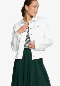 Jeansjacke tailliert mit Knopfleiste