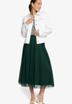 Jeansjacke tailliert mit Knopfleiste