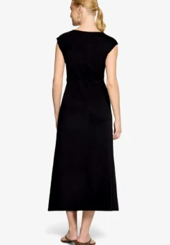 Jerseykleid Maxi mit Bindegürtel