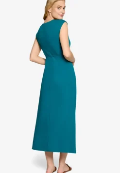 Jerseykleid Maxi mit Bindegürtel