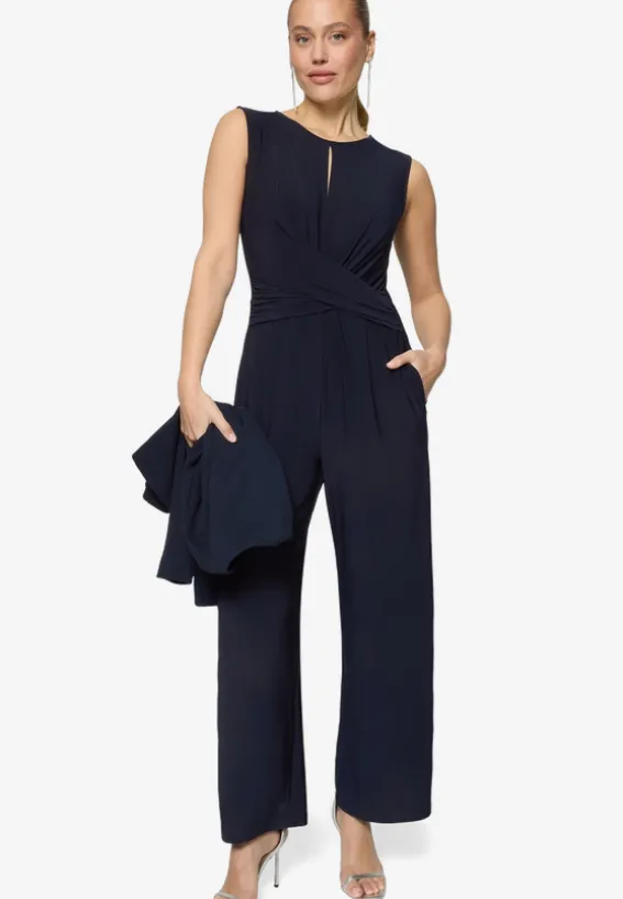 Jumpsuit mit Wickeloptik