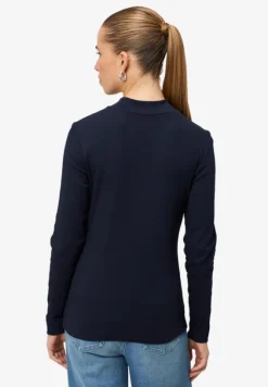 Langarmshirt mit Stehkragen