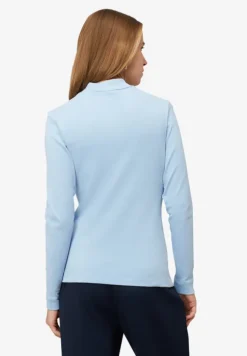 Langarmshirt mit Stehkragen