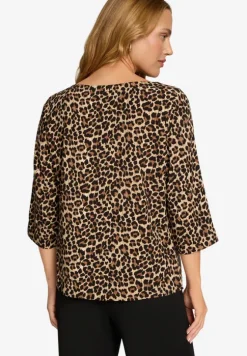 Leobluse mit Rundhalsausschnitt