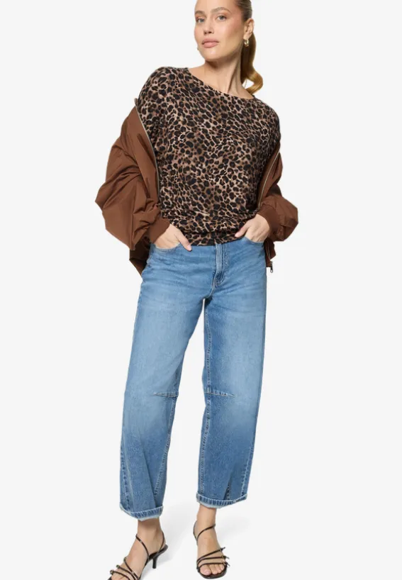 Leo-Shirt mit 3/4 Arm