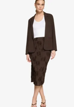 Longblazer mit Paspeltaschen