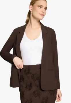 Longblazer mit Paspeltaschen