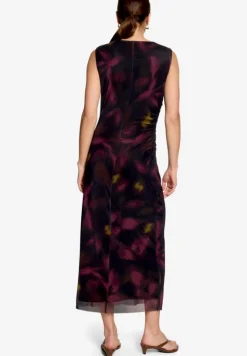 Mesh-Kleid mit Blumen