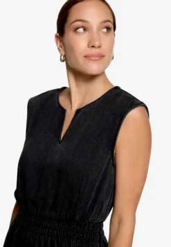 Midikleid mit elastischem Bund