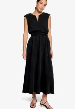 Midikleid mit elastischem Bund