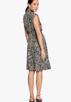 Midikleid mit Zebraprint