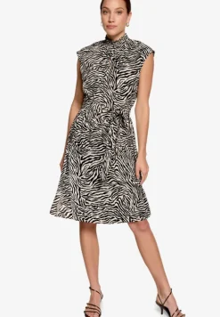 Midikleid mit Zebraprint