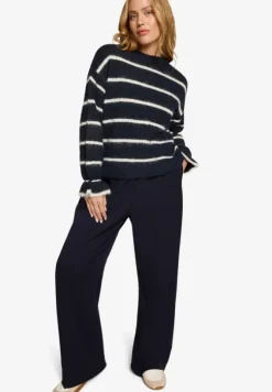 Pullover gestreift mit Wolle