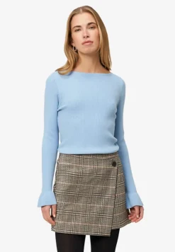Pullover mit Volants am Ärmel