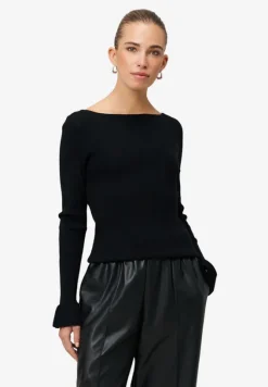 Pullover mit Volants am Ärmel