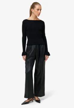 Pullover mit Volants am Ärmel