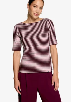Ringelshirt mit U-Boot Ausschnitt