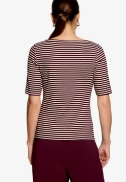 Ringelshirt mit U-Boot Ausschnitt