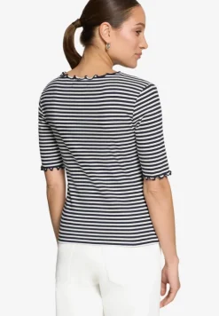 Shirt gestreift mit Raffung