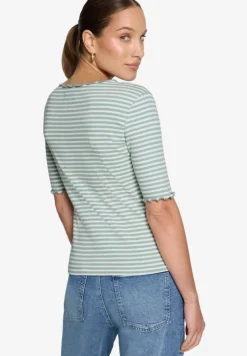 Shirt gestreift mit Raffung