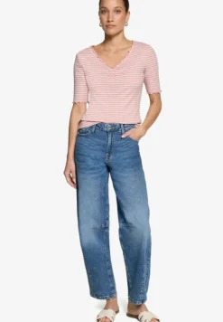 Shirt gestreift mit Raffung