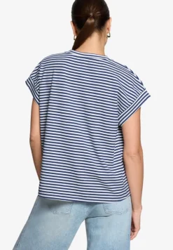 Shirt gestreift mit V-Ausschnitt