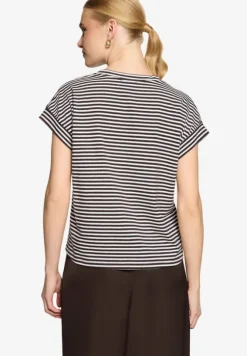 Shirt gestreift mit V-Ausschnitt