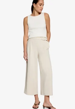 Stoffhose 7/8 Länge mit Schnalle