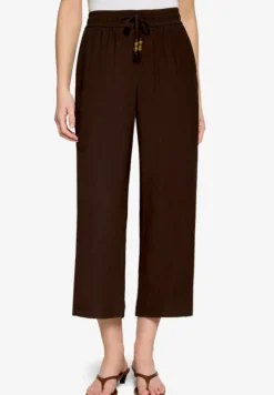 Stoffhose 7/8 mit Bindedetail