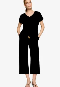 Stoffhose 7/8 mit Bindedetail