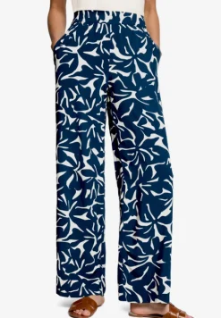 Stoffhose mit Blumenmuster