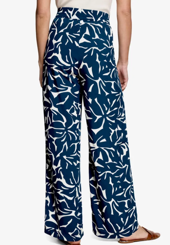 Stoffhose mit Blumenmuster