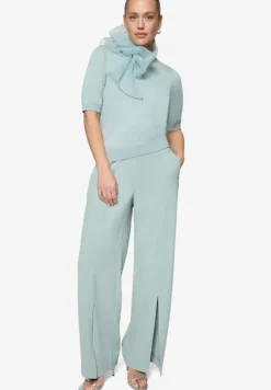 Stoffhose mit Schlitz vorn